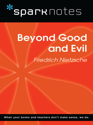 cover image of Beyond Good and Evil (SparkNotes Philosophy Guide)
